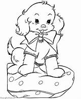 Coloring Bowl Dog Pages Printable Adults Kids sketch template