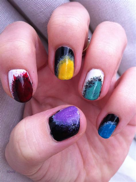 color splash nail art nails nail art color splash
