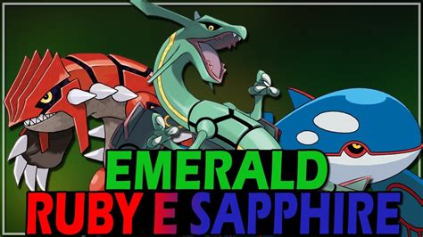 Pokémon Emerald Ruby E Sapphire Pt Br Modifico Download