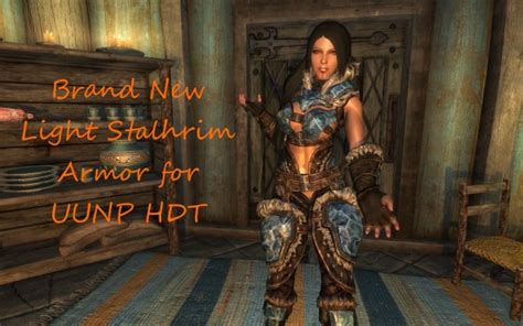 brand new stalhrim armor for uunp hdt at skyrim nexus mods and community