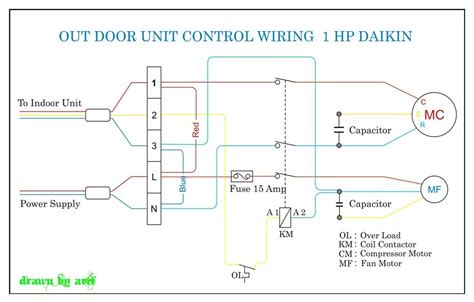 split system air conditioner wiring diagram   wire  air conditioner  control