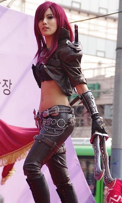 beauty re rendered league of legends cosplay katarina