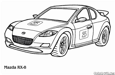 coloring pages sport cars luxury coloring page mazda ricks  cars