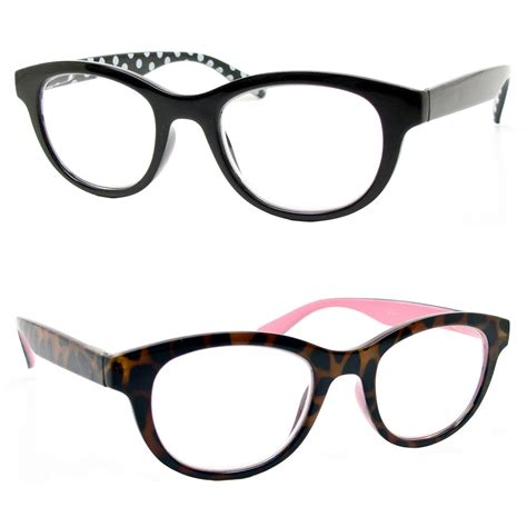 vintage retro style clear reading glasses various strength for mens and