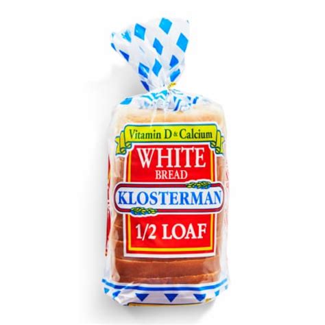 klosterman s white 1 2 loaf bread 12 oz fry s food stores