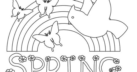 rainbow  beautiful spring coloring pages kids coloring pages