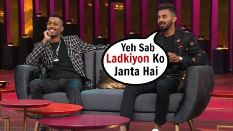 hardik pandya and kl rahul s best moments on koffee with