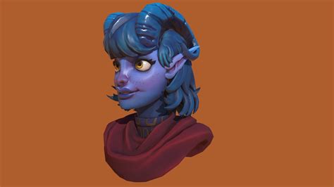 Jester Bust Critical Role Fanart 3d Model By Joustai Alvarias