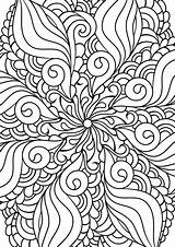 Zentangle Doodle Henna Mehndi sketch template