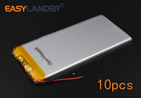 pcslot  mah rechargeable li polymer li ion battery  bluetooth notebook  book