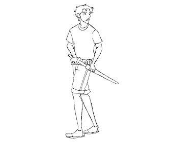 percy jackson coloring page