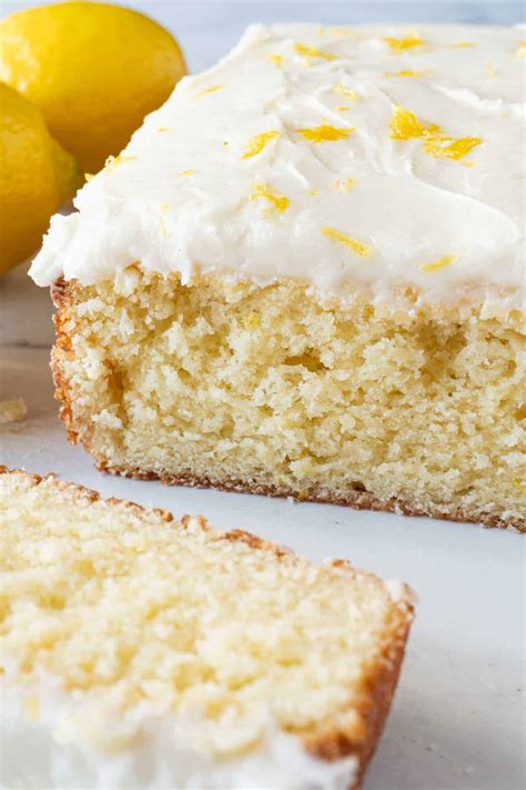 easy lemon cake recipe  table full  joy