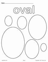 Oval Coloring Shape Shapes Preschool Pages Circle Ovals Worksheets Toddlers Color Printable Worksheet Preschoolers Template Craft Kids Diamond Colouring Templates sketch template