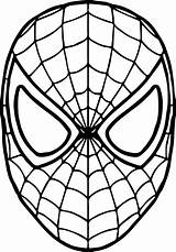 Spiderman Coloring Mask Pages Superhero Spider Man Drawing Symbol Sheets Printable Color Kids Print Clipart Colouring Getdrawings Drama Mysterio Rey sketch template