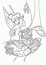 Coloring Tinkerbell Pages Popular Gif sketch template