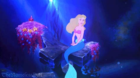 aurora disney princesses as mermaids s popsugar
