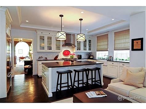 pin  reno  home small kitchen family room combo home open
