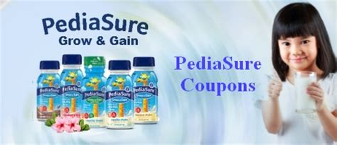 pediasure grown  gain nutrition coupon network