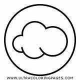 Nube Nuvem Coloring Wolke Ultracoloringpages Nuvens Cloudy Bewölkt sketch template
