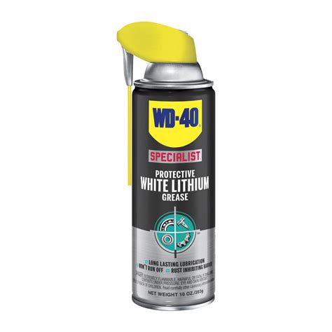 Wd 40 Specialist 10 Oz Specialist White Lithium Grease At