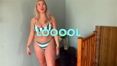 Curvy Girl Bikini Try On Haul Chloenuelle Rosegal Youtube