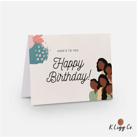 birthday greeting card set