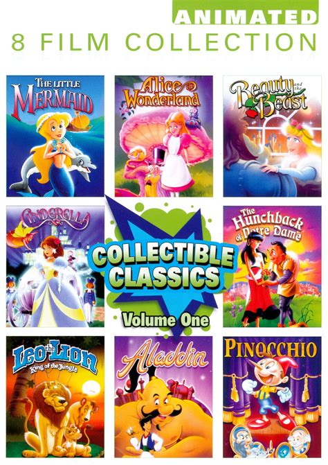 collectible classics animated  film collection vol   discs dvd