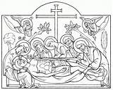 Orthodox Ortodossa Karwoche Entombment Icona Transfiguration Deposizione Cristo Scott Rourke Orthodoxartsjournal Parrocchia sketch template