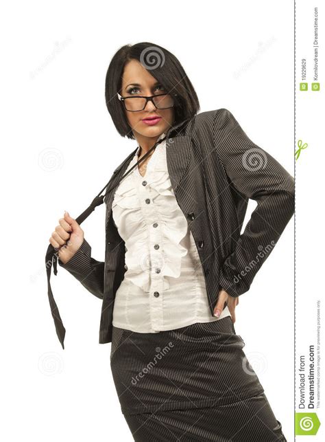 secretary stock image image of businesswoman entice