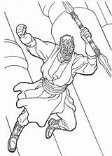 Sith Darth Maul Convenient Getcolorings sketch template