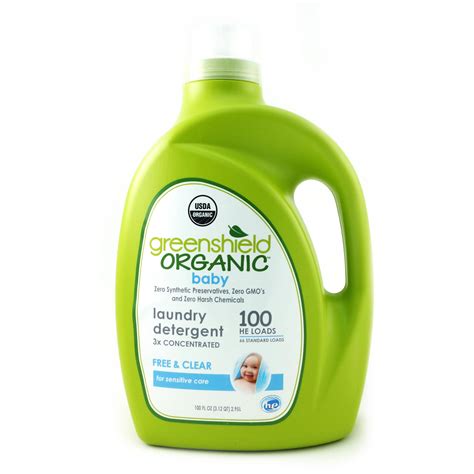 greenshield organic laundry detergent  babies  clear ls ml south stream market