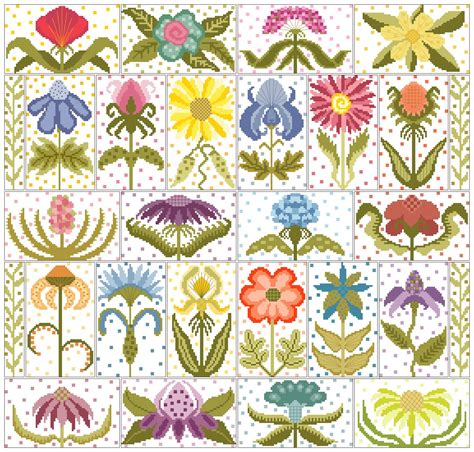 flower cross stitch patterns  cross stitch patterns