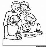 Coloring Pages Family Kids sketch template
