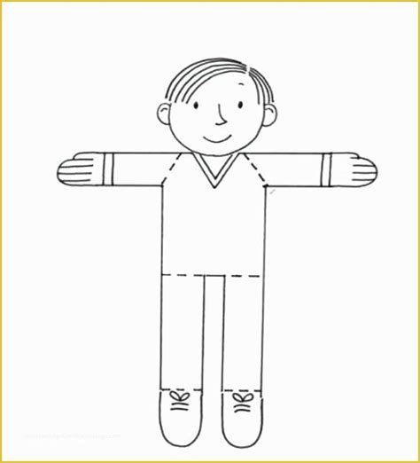 pages templates    flat stanley templates colouring