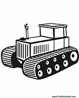 Tractor Coloring Truck Kids Cliparts Trailer Printable Printactivities Printables Clipart Template Print Library Illustration sketch template