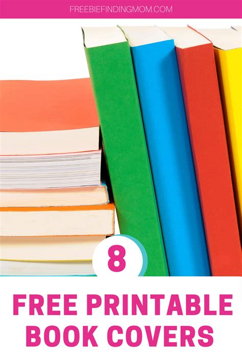 printable book covers   options freebie finding mom
