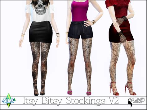 The Sims Resource Itsy Bitsy Stockings V2