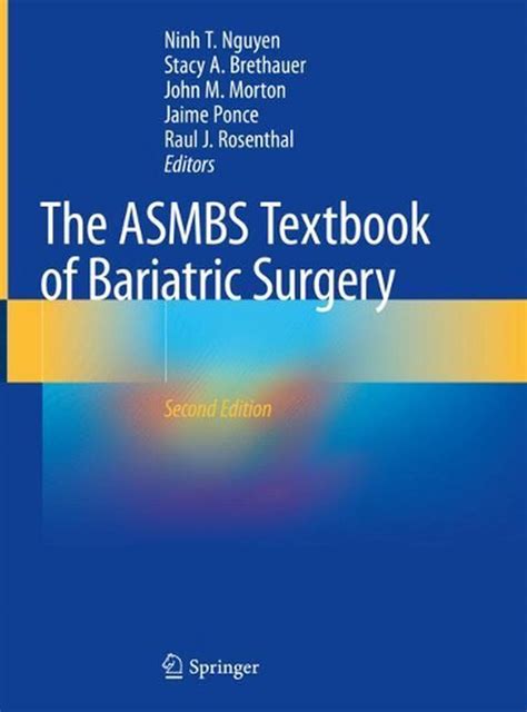 Asmbs Textbook Of Bariatric Surgery English Hardcover Book Free