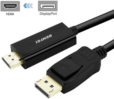 displayport  hdmi cable benfei gold plated displayport dp  hdmi  cable compatible