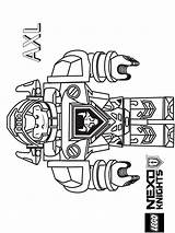 Pages Coloring Nexo Lego Knight Printable Boys sketch template