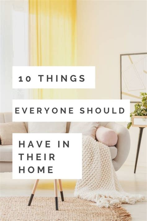 10 Home Essentials Everyone Should Have In Their Home