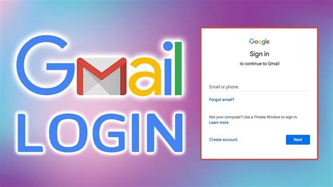 login  wwwgmailcom sign  gmail tutorial video step  step youtube