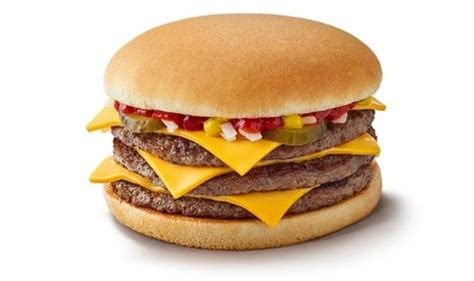mcdonalds triple cheeseburger   calories     triple