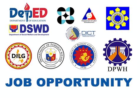job opportunities   philippine government departments