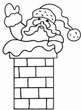 Chimney Babbo Claus Webstockreview sketch template