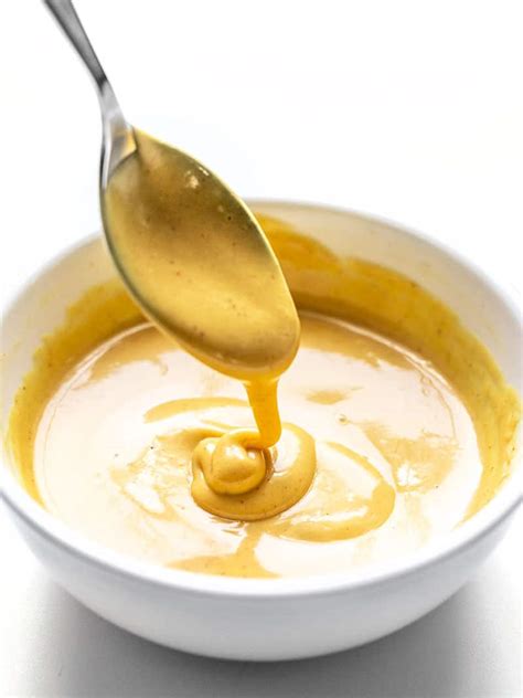 honey mustard sauce creamy sweet  tangy budget bytes