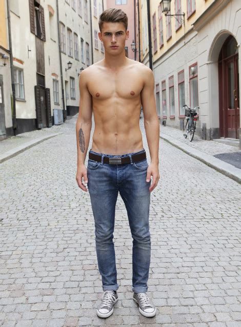 male model street sebastian hallqvist is a model from sweden