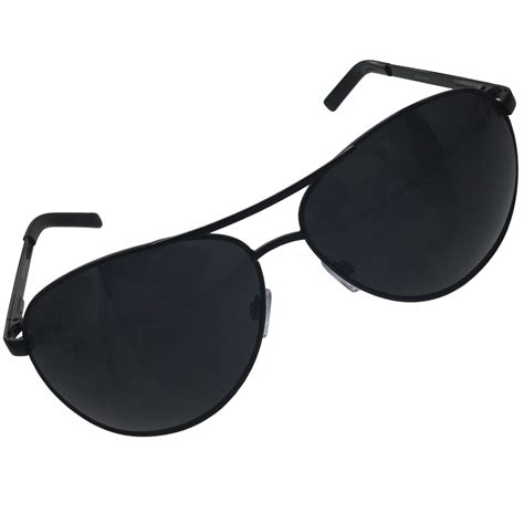 men xl extra large all black aviator sunglasses 62mm dark lenses women