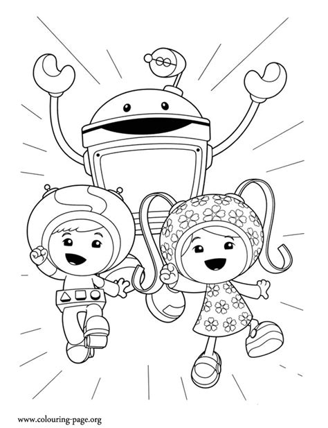 team umizoomi team umizoomi coloring page
