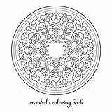 Ornament Mandalas Linear Geometric sketch template